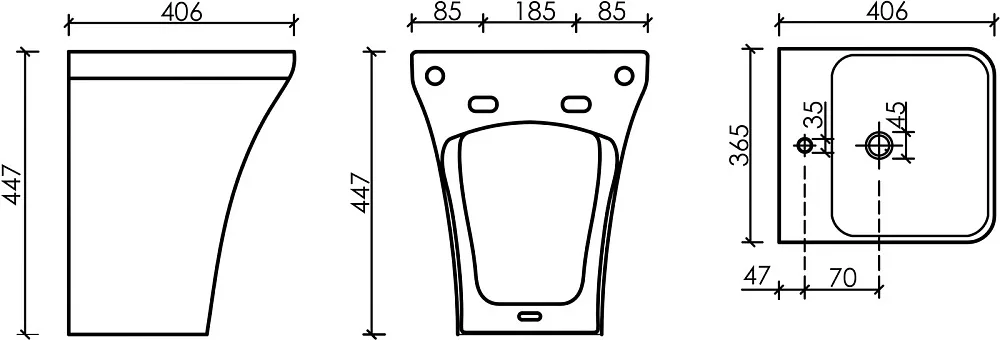Раковина Ceramicanova Dion CN6067 белая глянцевая Sancos — официальный сайт