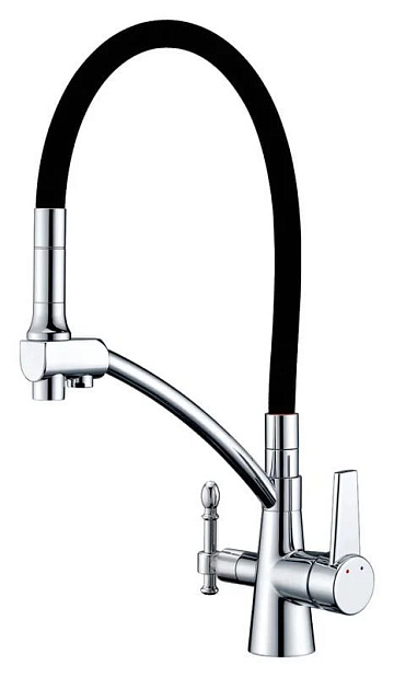 Смеситель для кухни Zorg Sanitary ZR 338-6 YF с гибким изливом
