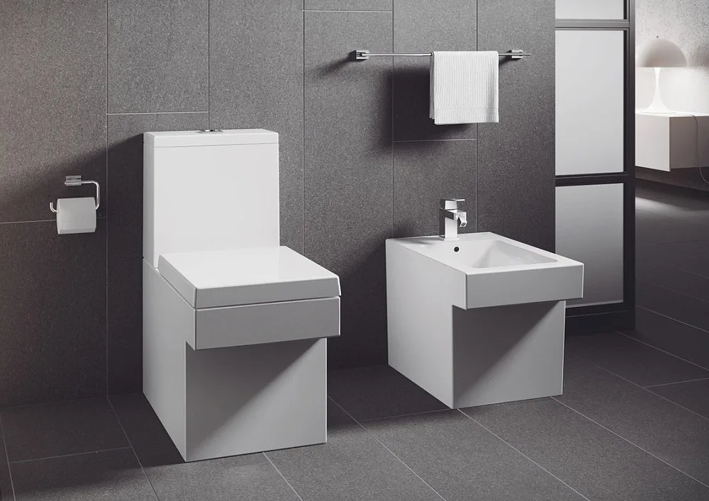 Полотенцедержатель Grohe Essentials Cube 40510001, хром Sancos — официальный сайт