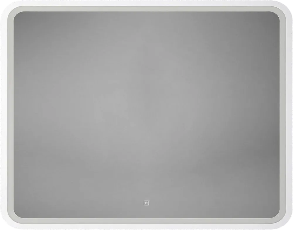 Зеркало Art&Max Genova White 90х80 белое, с LED-подсветкой, 6000К Sancos — официальный сайт