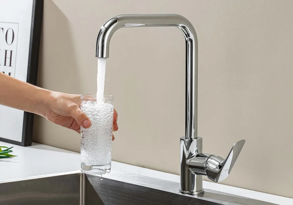 Смеситель для кухни AQUATEK Вега AQ1081CR хром Sancos — официальный сайт