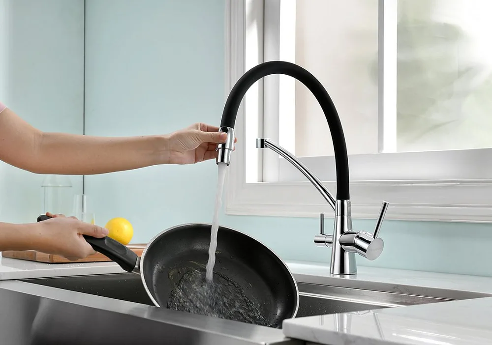 Смеситель для кухни Paulmark Siegen Si213111-CR с гибким изливом Sancos — официальный сайт