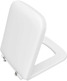 Крышка-сиденье VitrA Shift 91-001-009 с микролифтом, петли хром, белая матовая