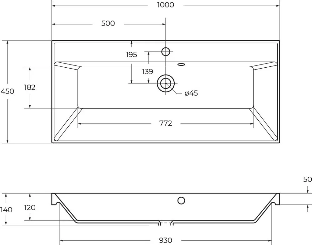 Мебельная раковина BelBagno BB1000/450-LV-ART-AST-NERO черная матовая Sancos — официальный сайт