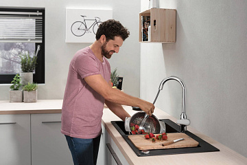 Смеситель для кухни Hansgrohe Focus M42 71800000 хром