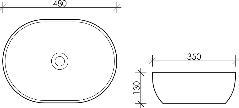 Накладная раковина Ceramicanova Element CN5010 Sancos — официальный сайт