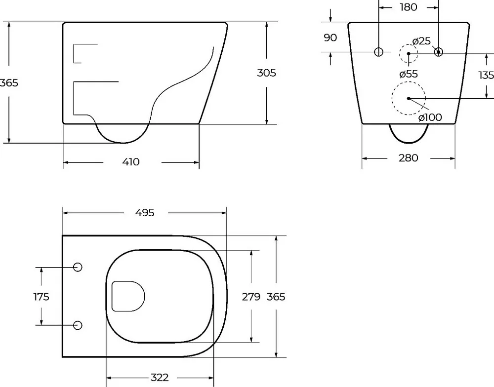 Унитаз подвесной BelBagno Albano BB120CHR безободковый, сиденье BB903SC с микролифтом Sancos — официальный сайт