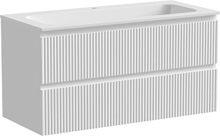 Тумба под раковину Sancos Snob R 100 подвесная Bianco (белый), SNR100W
