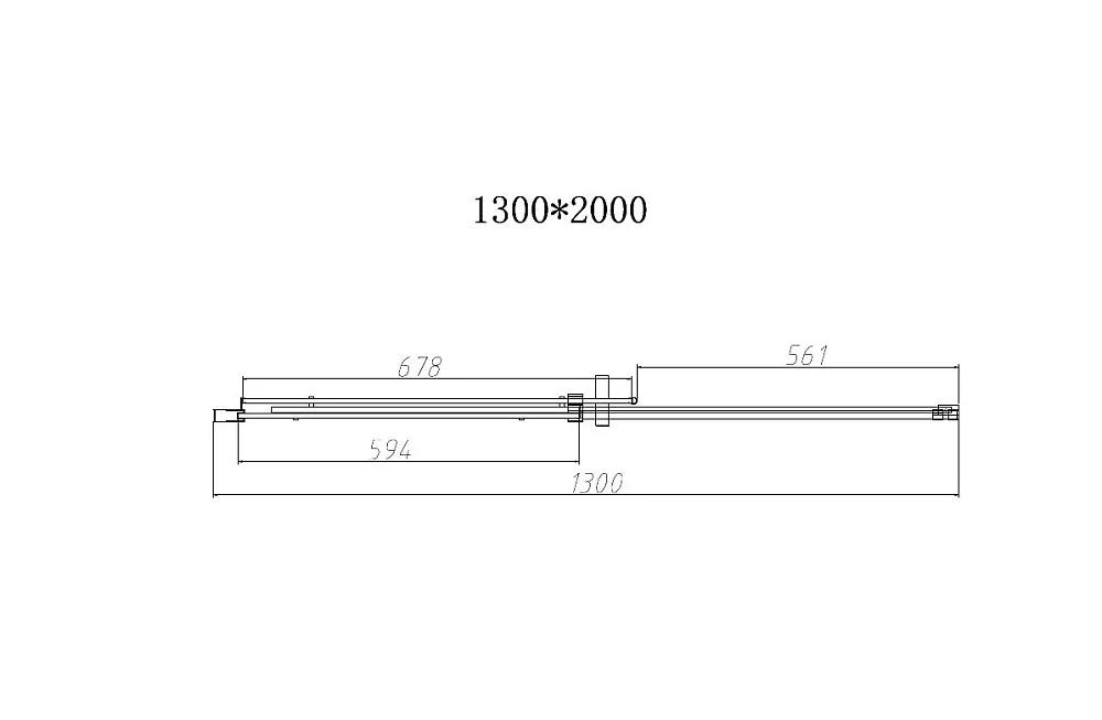 Душевая дверь в нишу Vincea Dice VDS-4D130CLGM 130 см, профиль вороненая сталь, стекло прозрачное Sancos — официальный сайт