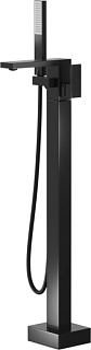 Напольный смеситель для ванны с душем RGW Shower Panels SP-350B, черный