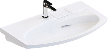 Мебельная раковина KERAMA MARAZZI Riva 80, глянцевая белая