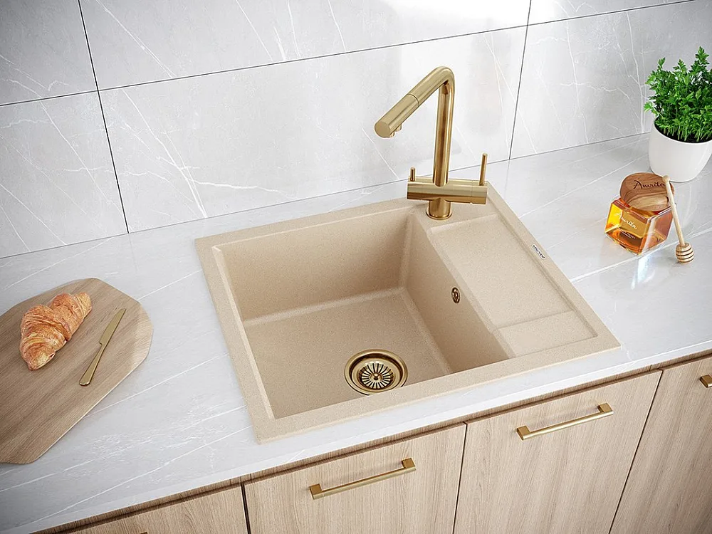 Смеситель для кухни Paulmark Skalen Sk213020-BG Sancos — официальный сайт