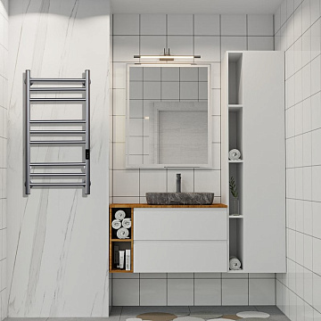 Полотенцесушитель электрический Indigo Line Trinity LСLTE80-40GFMRt graphite metallic