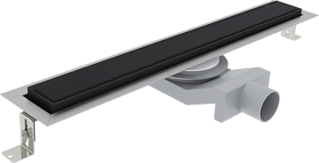 Душевой трап (лоток) Plumberia Selection PST In-Tile 100 см, черный матовый
