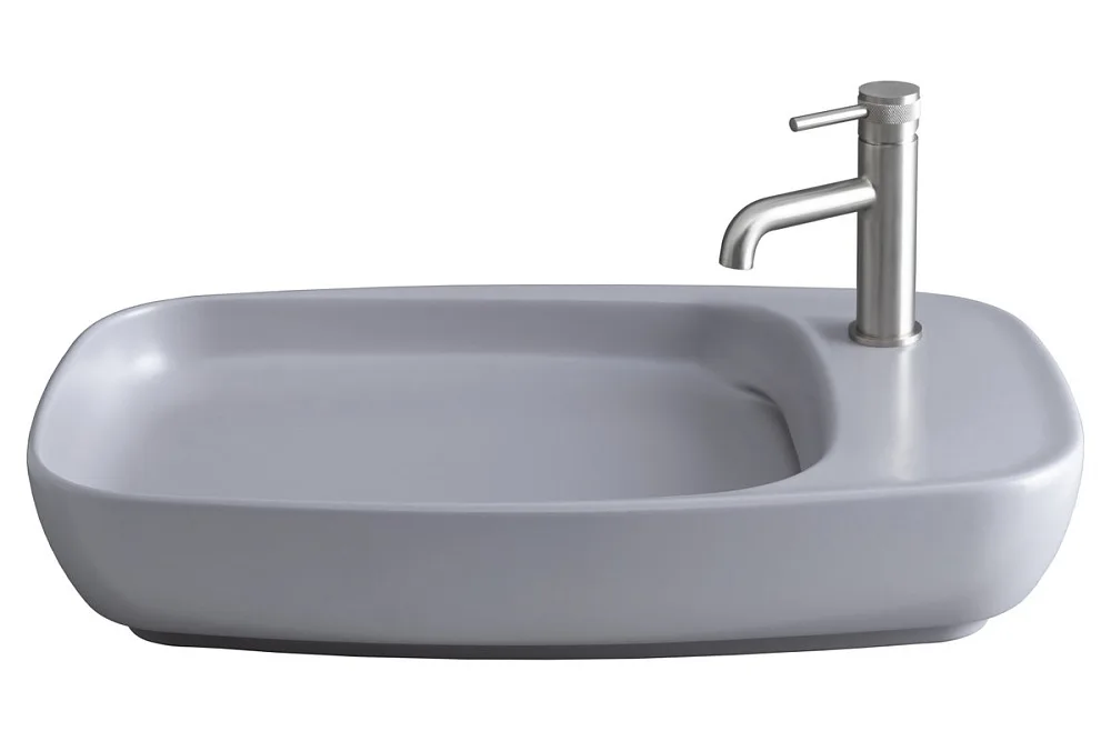 Накладная раковина Allen Brau Liberty 2 70х43 антрацит Sancos — официальный сайт