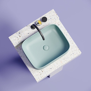 Накладная раковина Ceramicanova Element CN6052MLG зеленая матовая