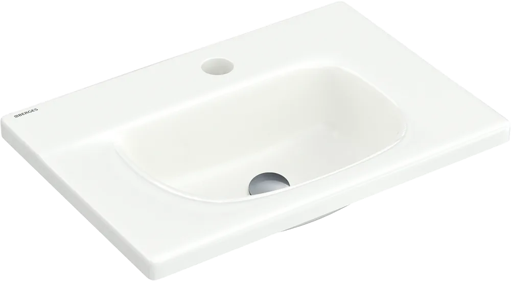 Раковина маленькая в туалет Berges Small 45x31 глянцевый белый Sancos — официальный сайт