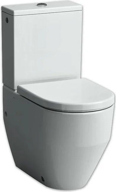 Крышка-сиденье Laufen Pro 8.9695.1.300.000.1 с микролифтом, петли хром Sancos — Оригинал