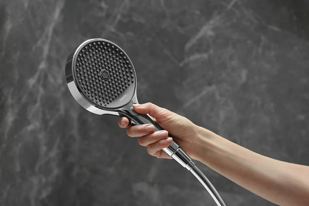 Душевой гарнитур Hansgrohe Rainfinity 26852000 Sancos — официальный сайт