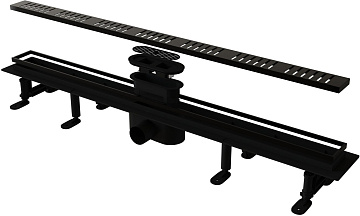 Душевой трап (лоток) RGW SDR-34B черный, 60 см