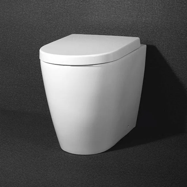Унитаз приставной напольный BelBagno Marino BB105CBR сиденье BB105SC с микролифтом, безободковый, гл Sancos — Оригинал