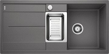 Мойка кухонная Blanco Metra 6S 518877 темная скала