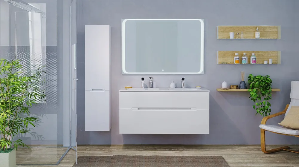 Зеркало Jorno Modul 120 с подсветкой Sancos — официальный сайт