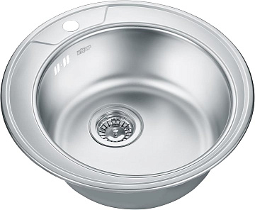Мойка кухонная Emar Steel 490