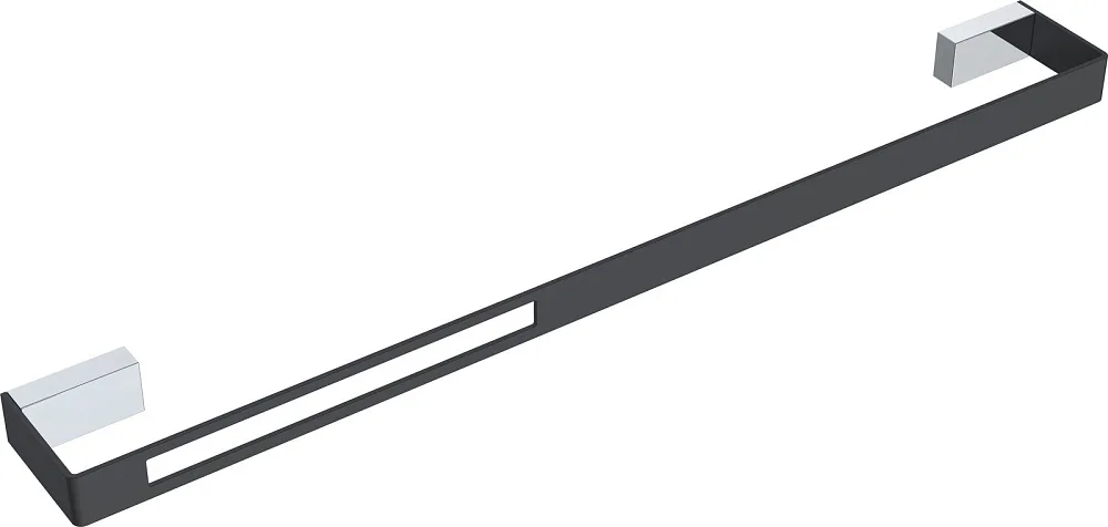 Полотенцедержатель Boheme Q 10942-CR-B Chrome & black Sancos — официальный сайт