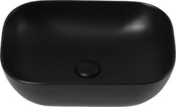 Накладная раковина Abber Rechteck AC2200MB матовая черная