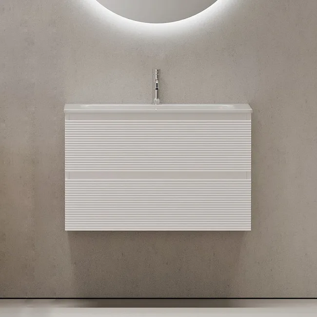 Тумба под раковину Sancos Folk 80 подвесная Bianco (белый), FL80W Sancos — Оригинал
