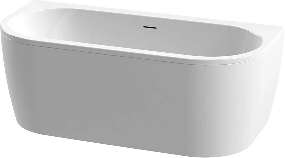 Акриловая ванна Cezares Slim SLIM WALL-180-80-60-W37-SET 180x80 см, пристенная, белая, овальная, с к Sancos — официальный сайт