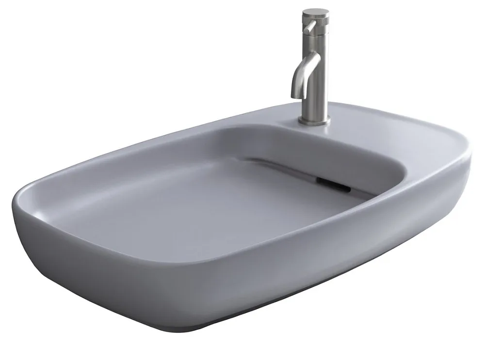 Накладная раковина Allen Brau Liberty 2 70х43 антрацит Sancos — официальный сайт