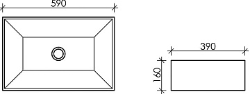 Накладная раковина Ceramicanova Element CN5013