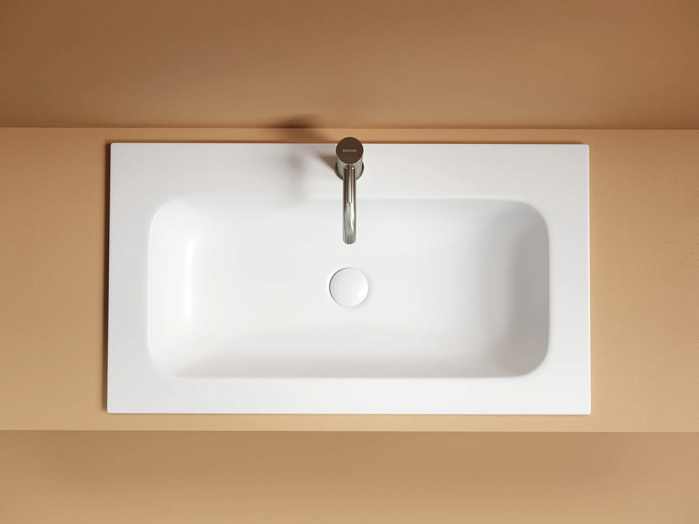 Мебельная раковина Ceramicanova Grace CN7012MW 80. белая матовая