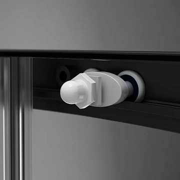 Душевой уголок AM.PM X-Joy Twin Slide W88E-205-090BT64 90x90, с поддоном, профиль черный