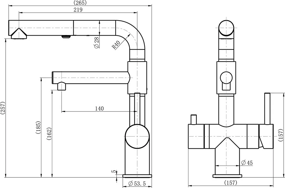 Смеситель для кухни Zorg Sanitary SZR-3216 хром Sancos — официальный сайт
