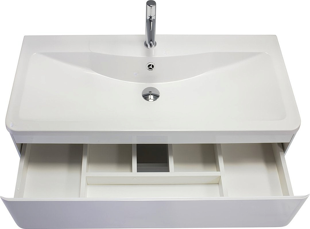 Тумба под раковину без столешницы BelBagno Albano 80 подвесная, bianco lucido