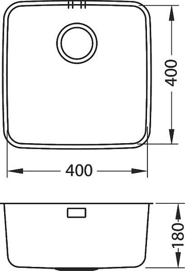 Мойка кухонная Alveus Luno 30