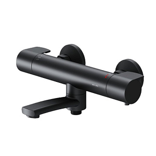 Термостатический смеситель AM.PM X-Joy F85A50022, для ванны с душем, черный