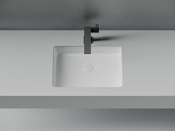 Встраиваемая раковина Ceramicanova Era CN15003 белый