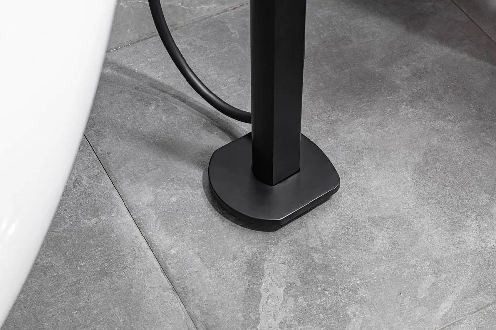 Напольный смеситель для ванны с душем Allen Brau Infinity 5.21009-31, С ВНУТРЕННЕЙ ЧАСТЬЮ, чёрный ма Sancos — официальный сайт
