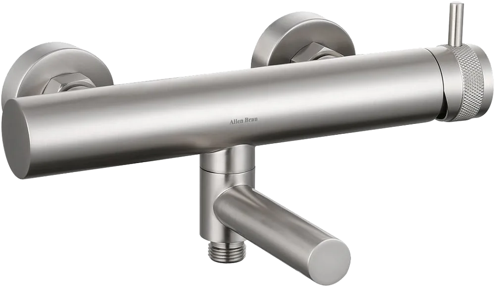 Смеситель для ванны с душем Allen Brau Priority 5.31B10-BN, брашированный никель Sancos — официальный сайт