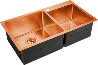 Мойка кухонная Emar PVD EMB-210 PVD Nano Coppery
