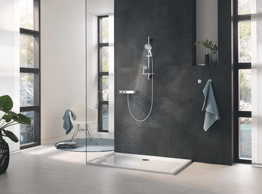 Душевой гарнитур Grohe Rainshower SmartActive 26546000 Sancos — официальный сайт