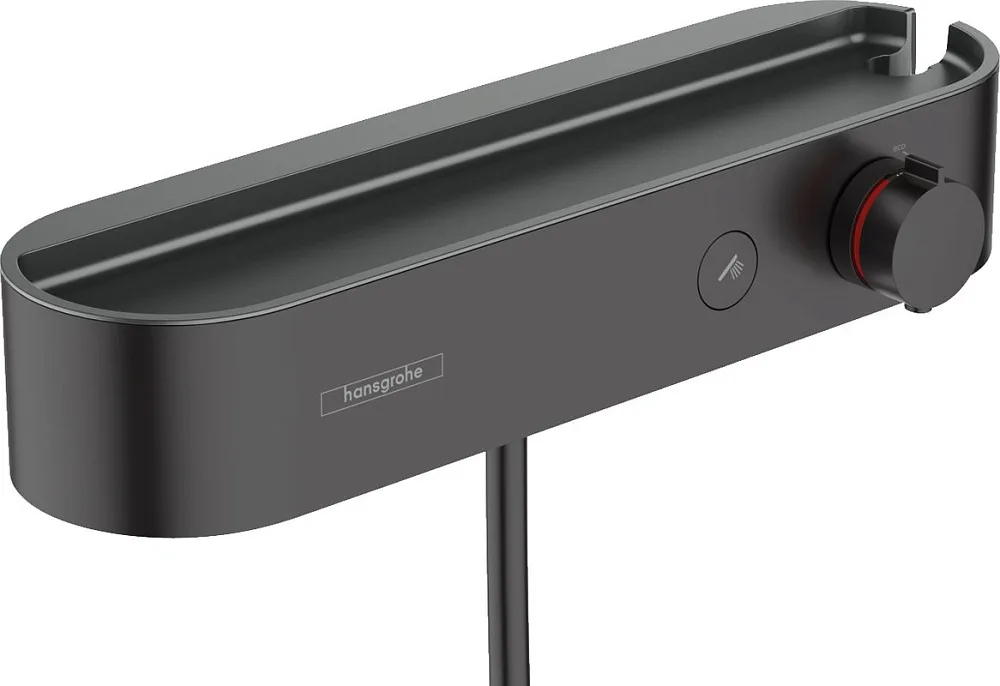Термостат Hansgrohe ShowerTablet Select ShowerTablet Select 24360670 для душа, матовый черный Sancos — официальный сайт