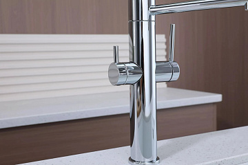 Смеситель для кухни Paulmark Nexus Ne213999-CR с гибким изливом, хром