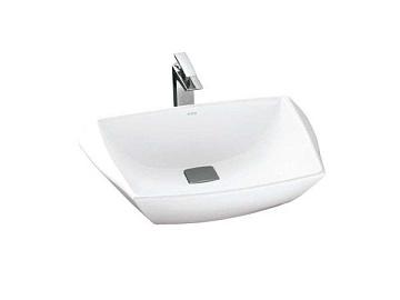 Накладная раковина Toto JEWELHEX LW681B 77 см, белая
