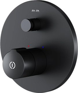 Встраиваемый смеситель AM.PM X-Joy F85A45722 черный, С ВНУТРЕННЕЙ ЧАСТЬЮ