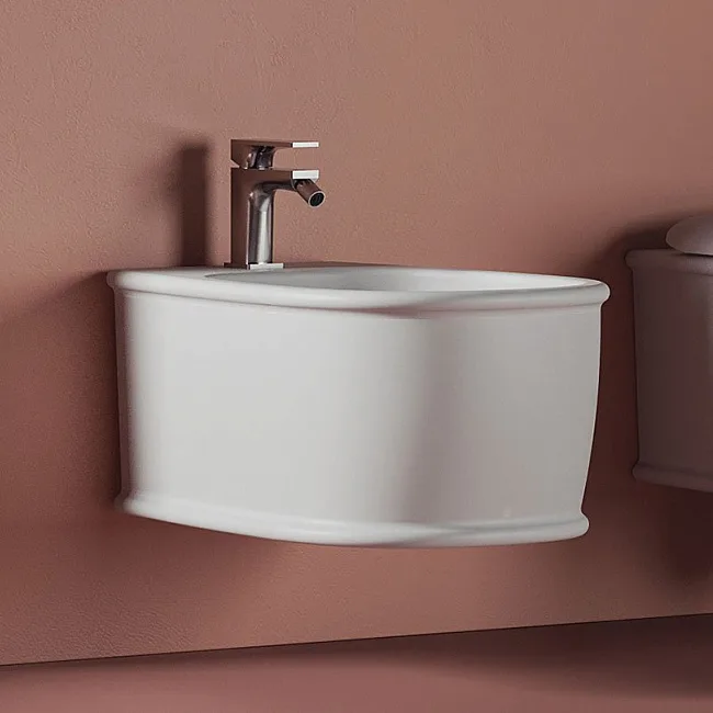 Биде подвесное ArtCeram Atelier ATB001 01 00, белый глянцевый Sancos — Оригинал